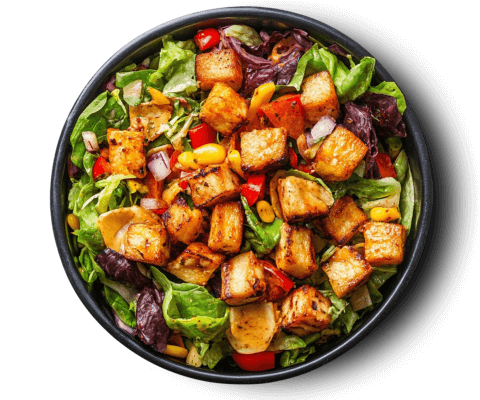 Миска с салатом