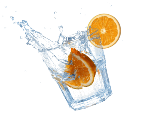 Стакан свежей воды